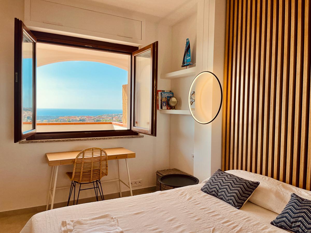 Desk with a sea view